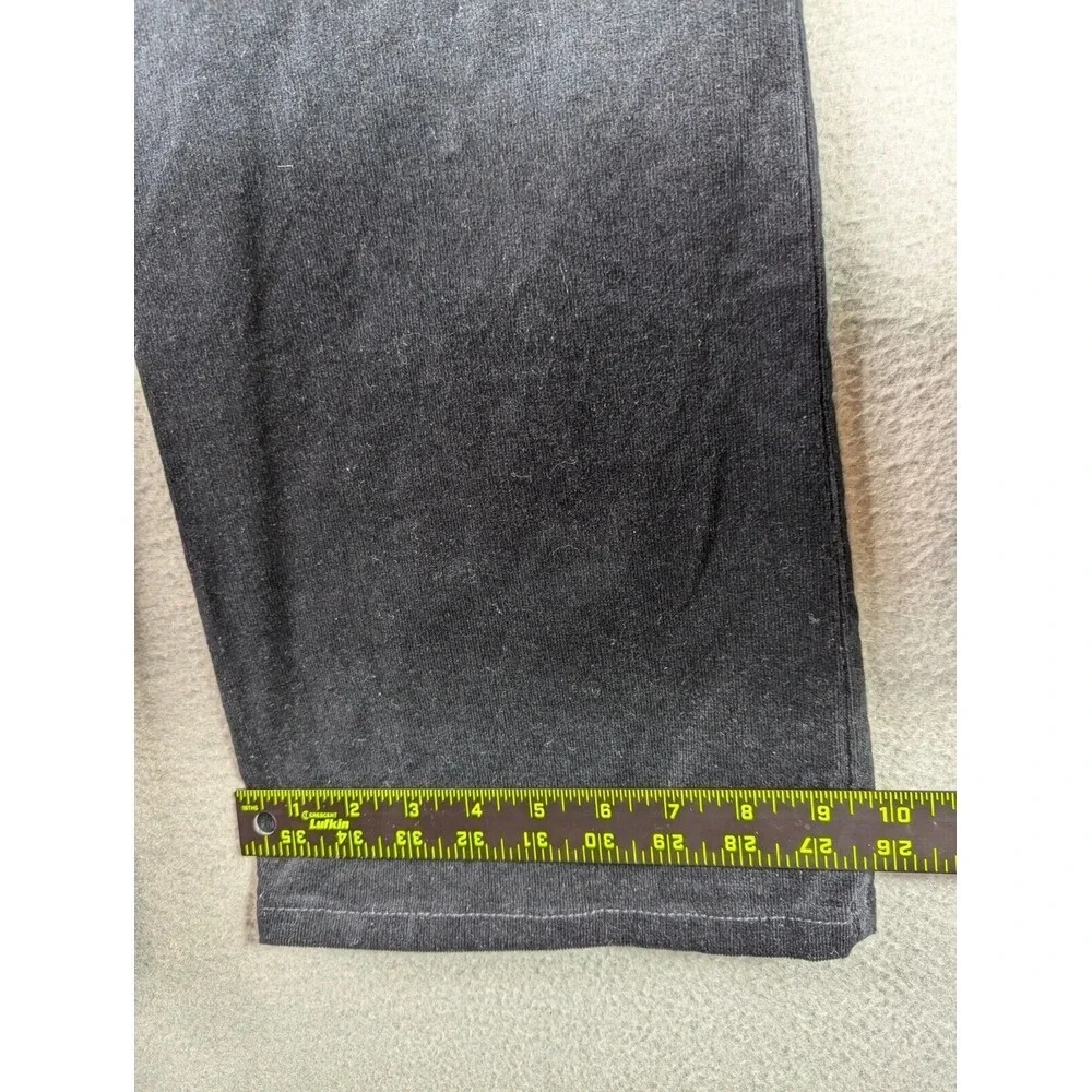 Orvis Chino Velvet Pants Women's 10P Black Straight Leg Stretch Classic‎ Travel